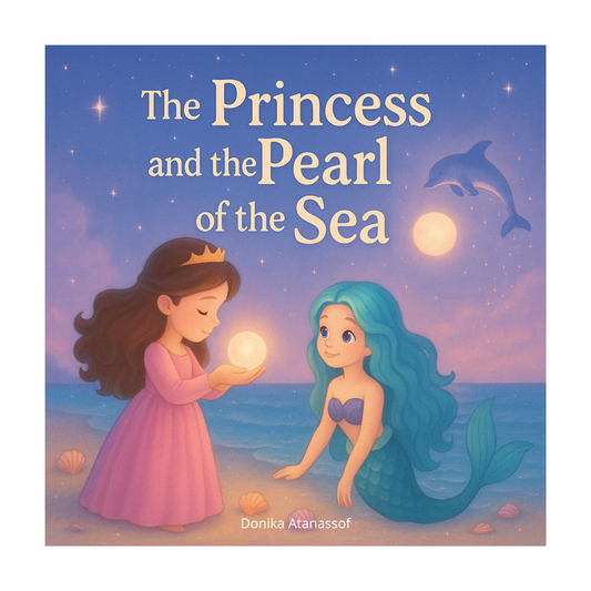 The Princess and the Pearl of the Sea – Magical Mermaid Story + Coloring Book (Digital Download)