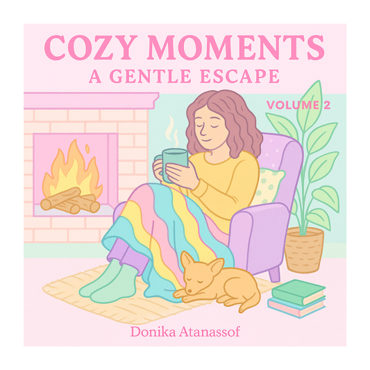 Cozy Moments: A Gentle Escape Coloring Book (Volume 2) (Digital Download)