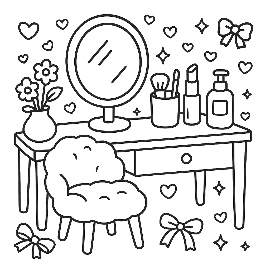Glow & Grow – A Self-Care Coloring Book for Girls (Digital Download)
